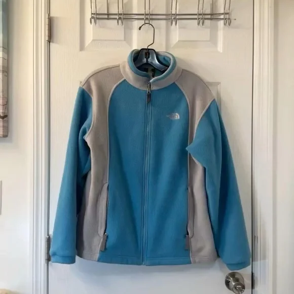 The North Face Blue & Gray Fleece Jacket - Picture 10 of 10
